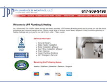 Tablet Screenshot of jprplumbingnewton.com